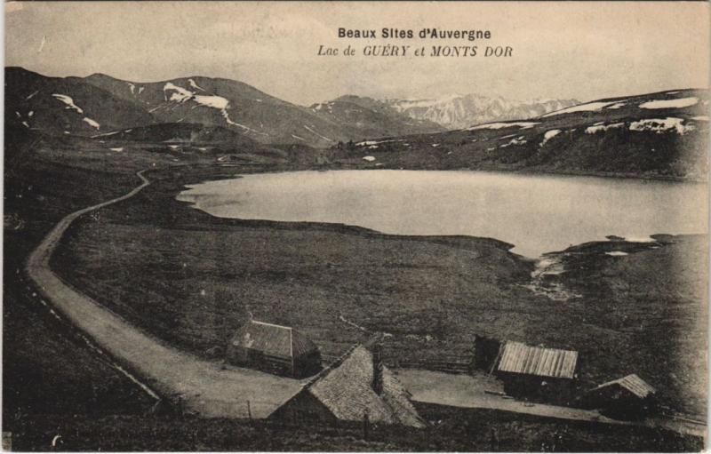 Carte postale ancienne Lac de Guery et Monts Dor