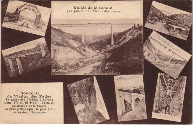 Carte postale ancienne Viaduc des Fades - Scenes