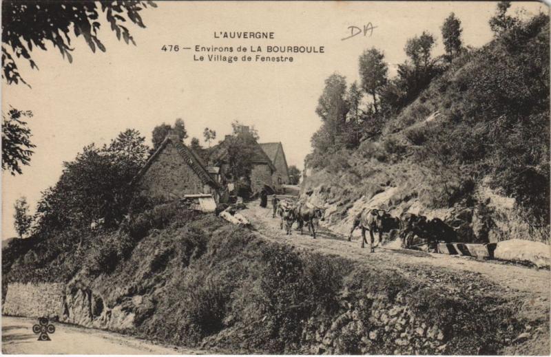 Carte postale ancienne Fenestre Village Scene