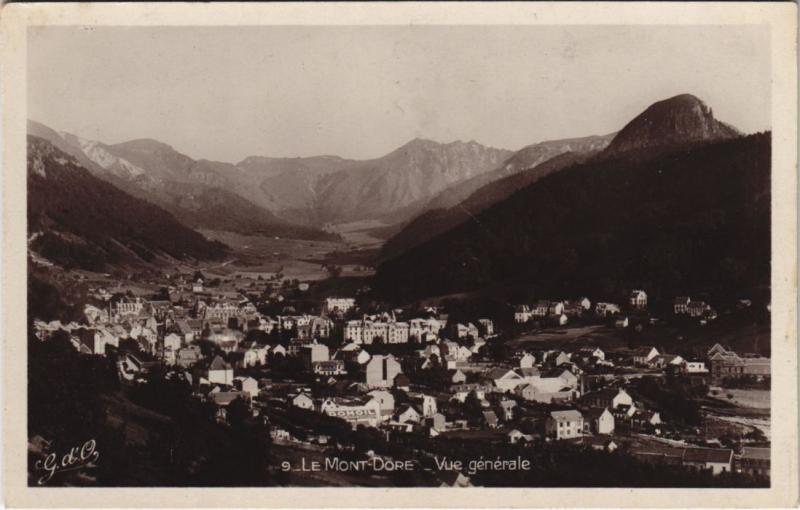 Carte postale ancienne Mont Dore vue generale à Mont-Dore