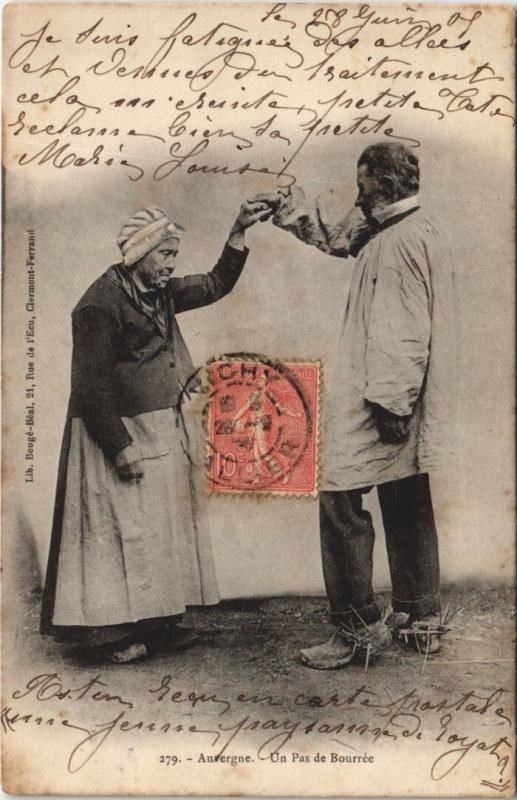 Carte postale ancienne Un Pas de Bourree