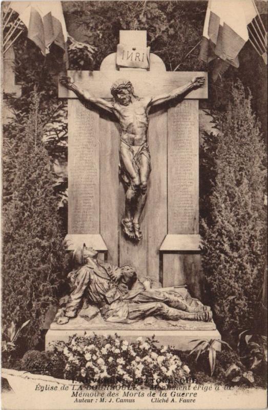 Carte postale ancienne La Bourboule Eglise - Monument à La Bourboule