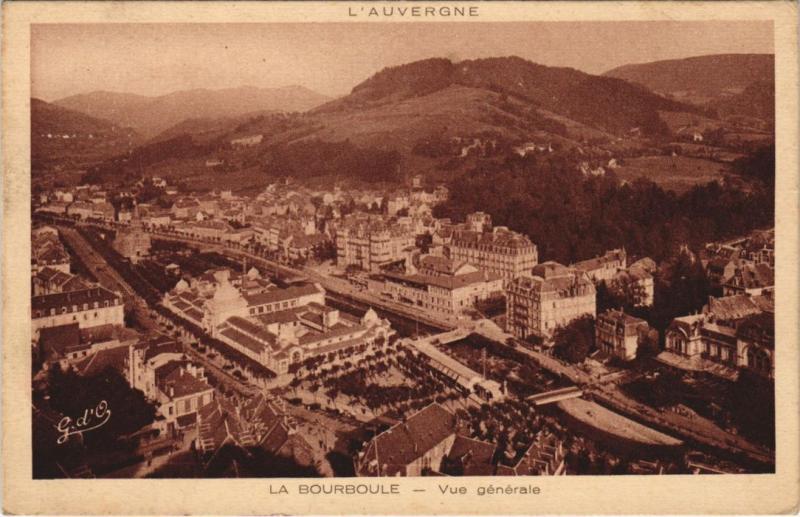 Carte postale ancienne La Bourboule vue generale à La Bourboule
