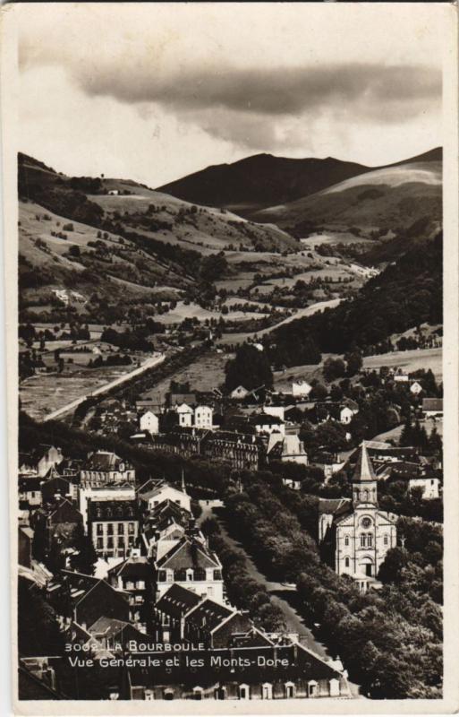 Carte postale ancienne La Bourboule vue generale à La Bourboule