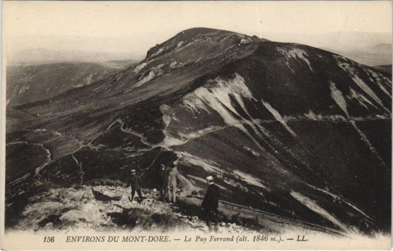 Carte postale ancienne Le Mont-Dore Environs - Le Puy Ferrand à Mont-Dore