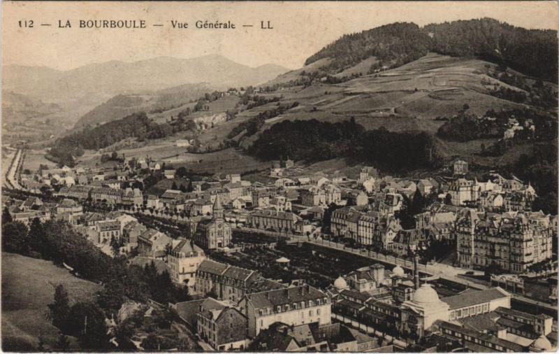 Carte postale ancienne La Bourboule vue generale à La Bourboule