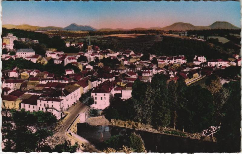 Carte postale ancienne Pontgibaud Vue Generale à Pontgibaud