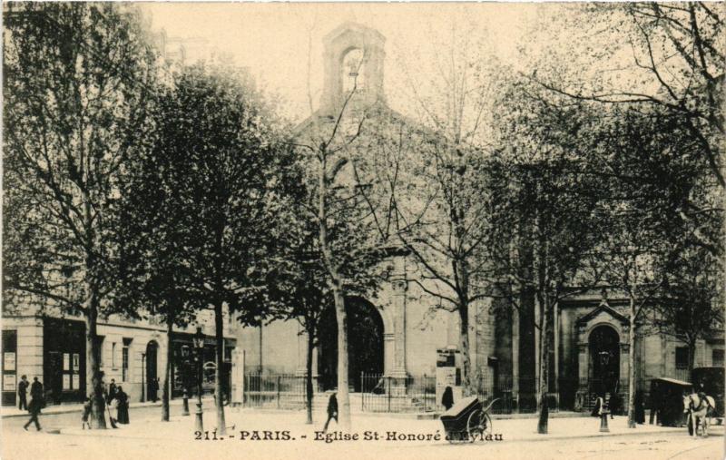 Carte postale ancienne Eglise Saint-Honoré d'Eylau à Paris 16e