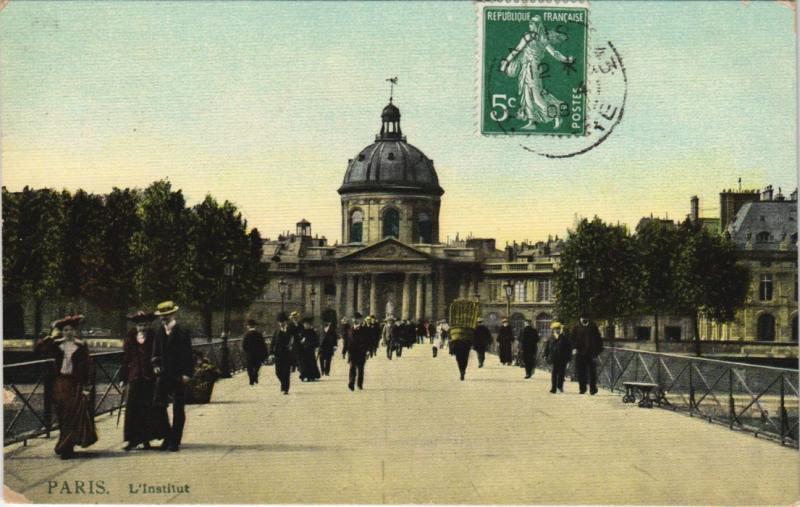 Carte postale ancienne Paris 6e l'institut à Paris 6e
