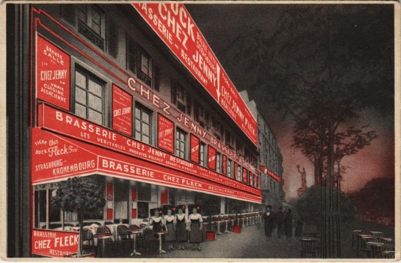 Carte postale ancienne Paris 3e - Chez Fleck à Paris 3e