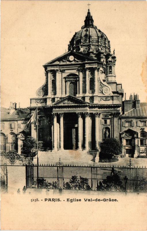 Carte postale ancienne Paris 5e-Eglise Val de Gréce à Paris 5e