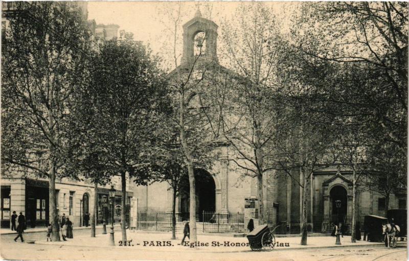 Carte postale ancienne Eglise Saint-Honoré d'Eylau à Paris 16e
