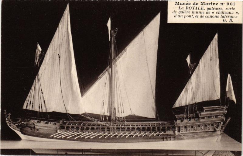 Carte postale ancienne Musée de Marine - La Royale à Paris 16e