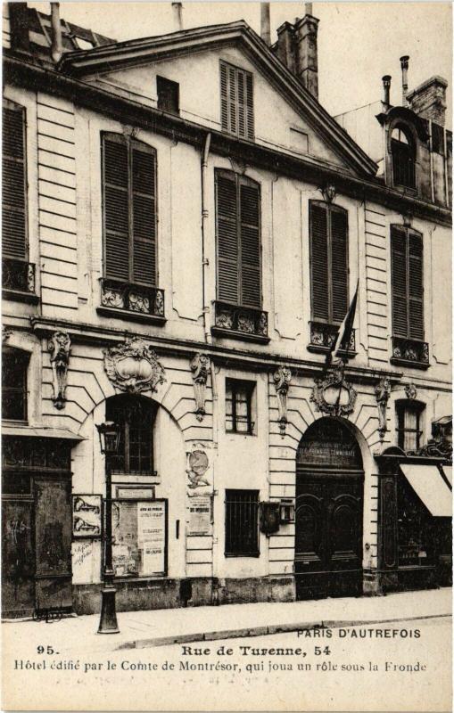 Carte postale ancienne Paris 3e - Rue de Turenne à Paris 3e