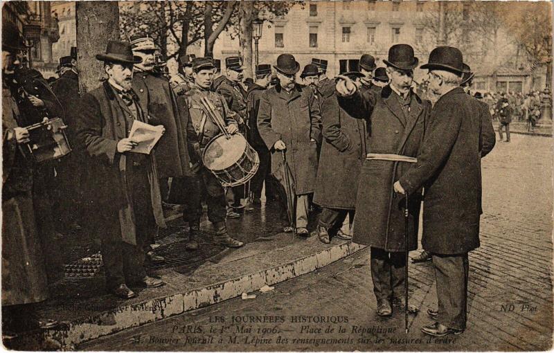 Carte postale ancienne Paris - Les Journées Historiques à Paris