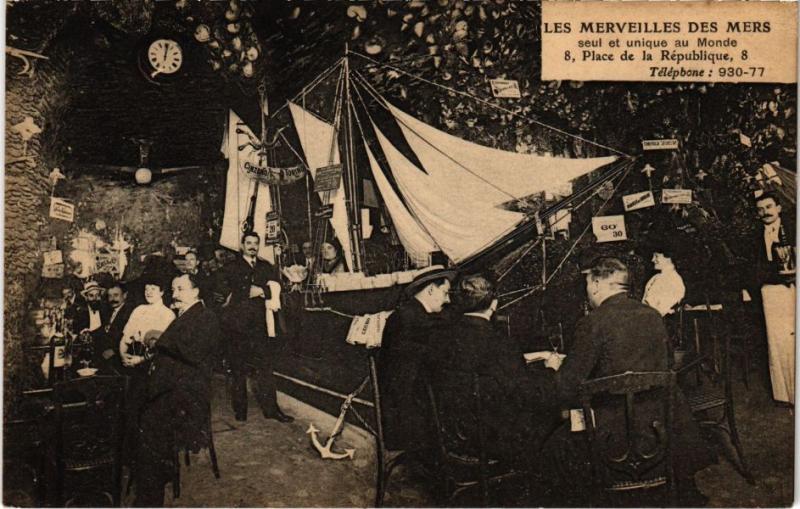 Carte postale ancienne Paris 3e - Les Merveilles des Mers à Paris 3e