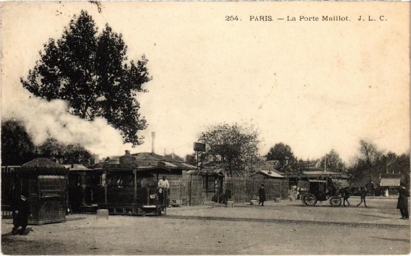 Carte postale ancienne La Porte Maillot à Paris 16e