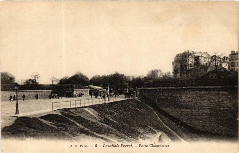 Carte postale ancienne Porte Champerret à Paris 17e