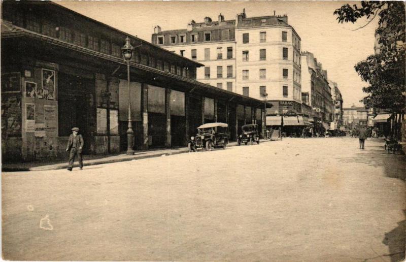 Carte postale ancienne Paris 12e Marché Rue d'Aligre à Paris 12e