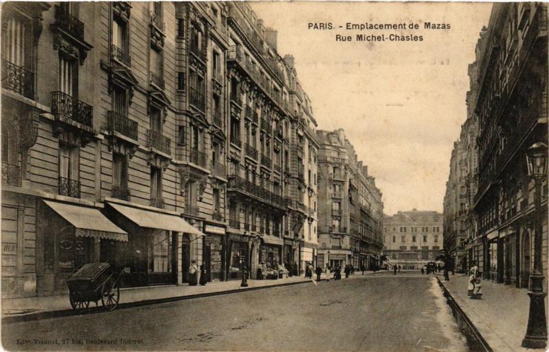 Carte postale ancienne Emplacement de Mazas - Rue Michel-Chasles à Paris 12e