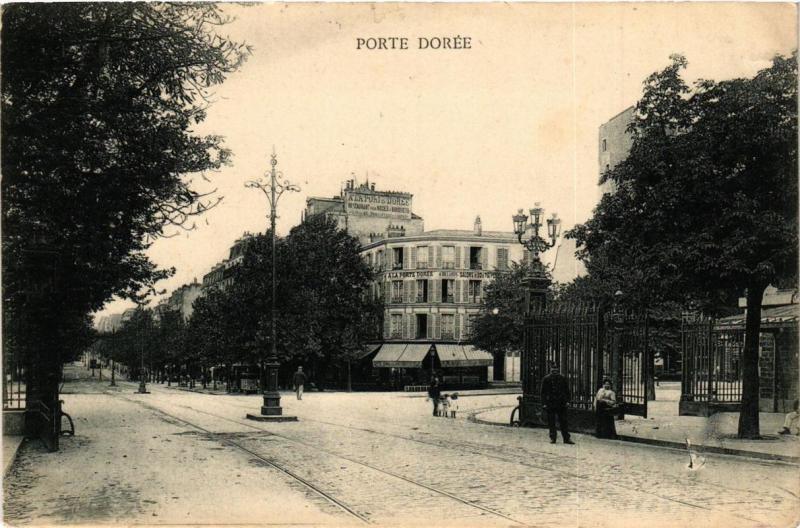 Carte postale ancienne Paris 12e Porte Dorée P. Marmuse à Paris 12e