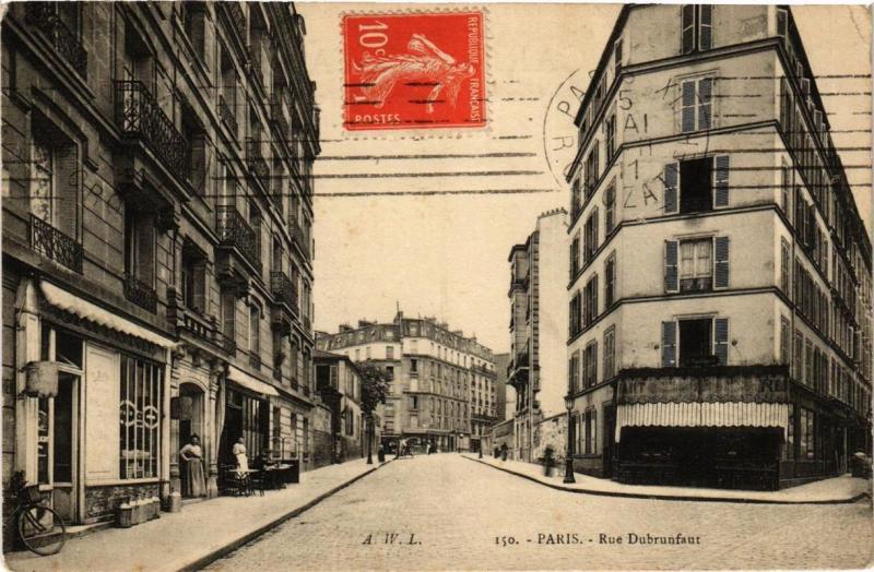 Carte postale ancienne Paris 12e Rue Dubrunfaut à Paris 12e