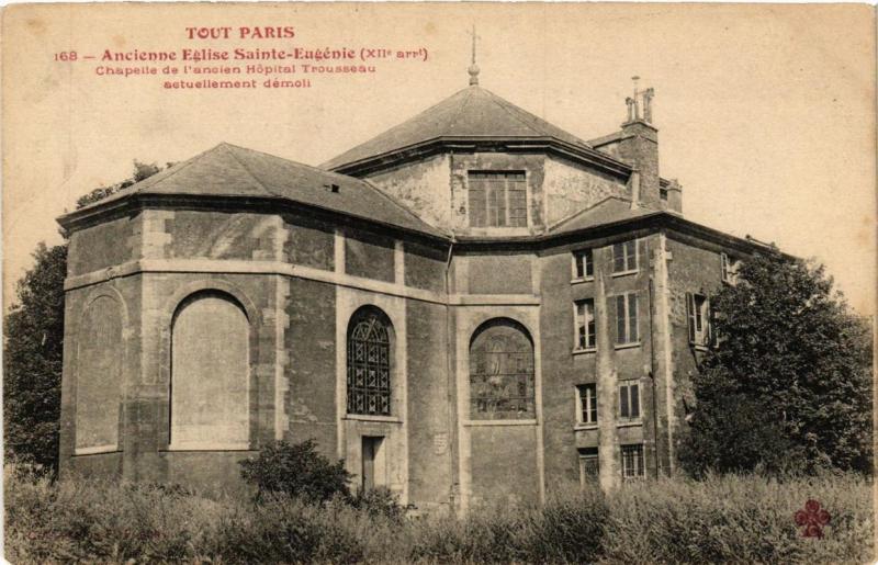 Carte postale ancienne Tout Paris 12e 168 Ancienne Eglise Sainte-Eugénie F. Fleury à Paris 12e
