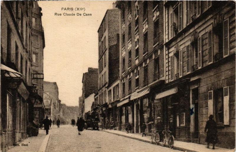 Carte postale ancienne Paris 12e Rue Claude-Decaen à Paris 12e