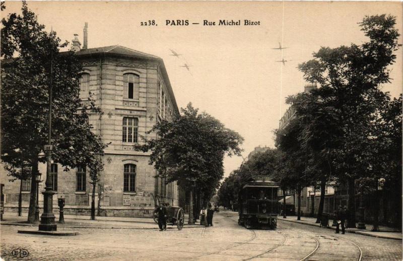 Carte postale ancienne Paris 12e Rue Michel Bizot à Paris 12e