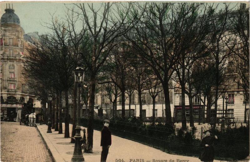Carte postale ancienne Square de Bercy à Paris 12e