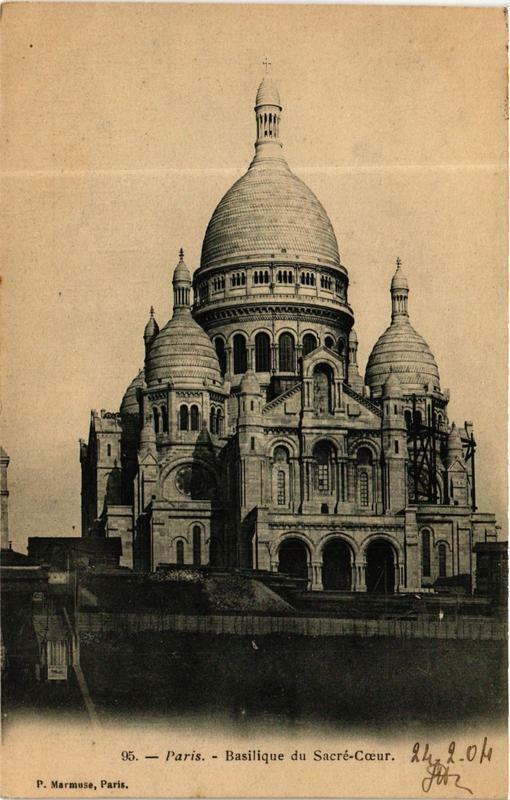 Carte postale ancienne Basilique du Sacré-Coeur à Paris 18e
