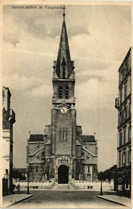 Carte postale ancienne Saint-Lambert de Vaugirard à Paris 15e