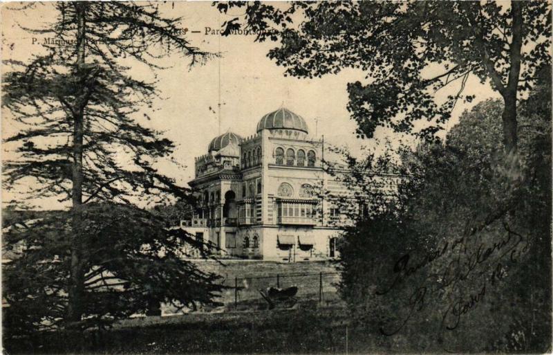 Carte postale ancienne Parc Montsouris à Paris 14e