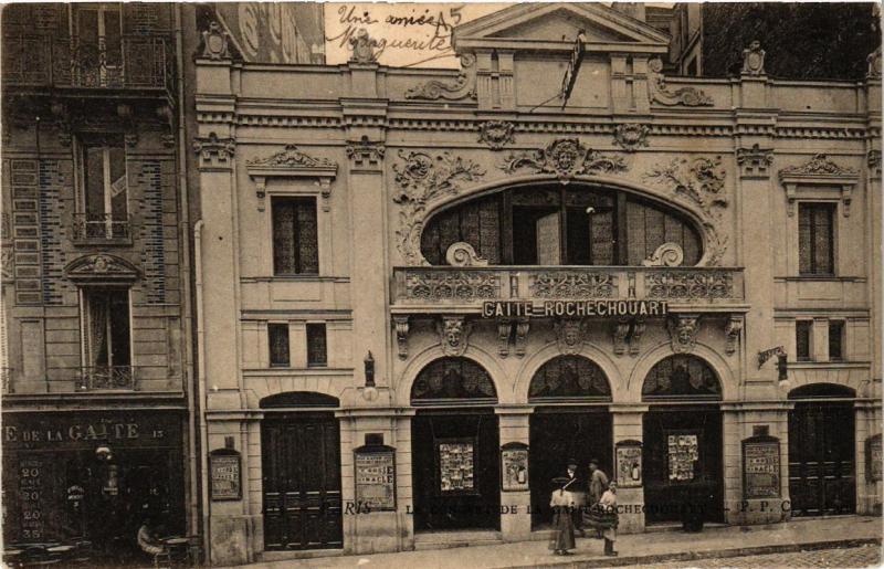 Carte postale ancienne Le Concert de la Gaîté Rochechouart à Paris 9e
