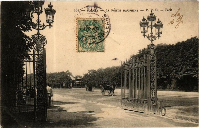 Carte postale ancienne La Porte Dauphine à Paris 16e
