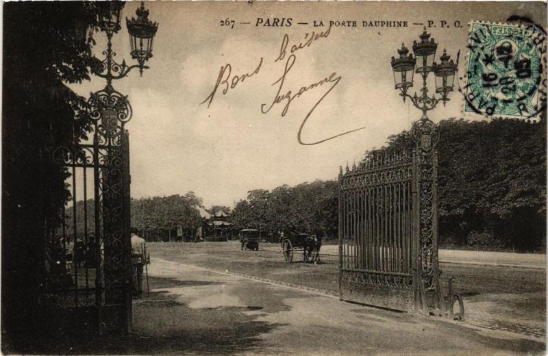 Carte postale ancienne La Porte Dauphine à Paris 16e