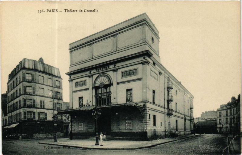 Carte postale ancienne Théâtre de Grenelle à Paris 15e