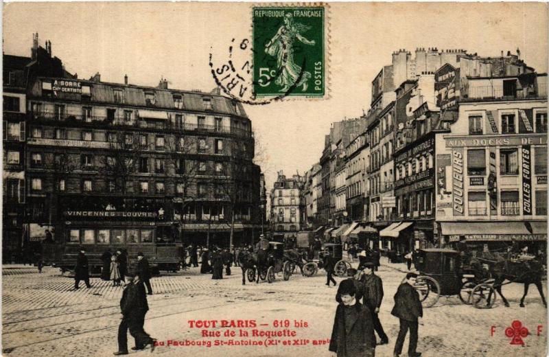 Carte postale ancienne Tout Paris (11e) 619 bis Rue de la Roquette à Paris 11e