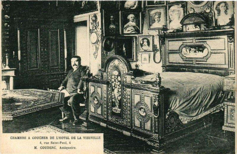 Carte postale ancienne Paris (3e) 4, rue Saint-Paul. Hotel de la Vieuville à Paris 3e