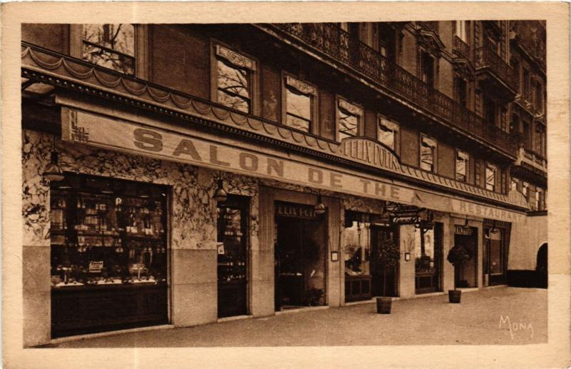 Carte postale ancienne Boulevard Malesherbes - Salon de Thé Restaurant Félix Potin à Paris 8e