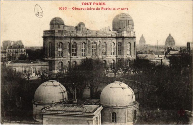 Carte postale ancienne Observatoire de Paris à Paris 14e