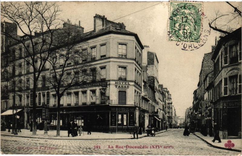Carte postale ancienne Tout Paris - 743 - La Rue-Ducouedic, 14e