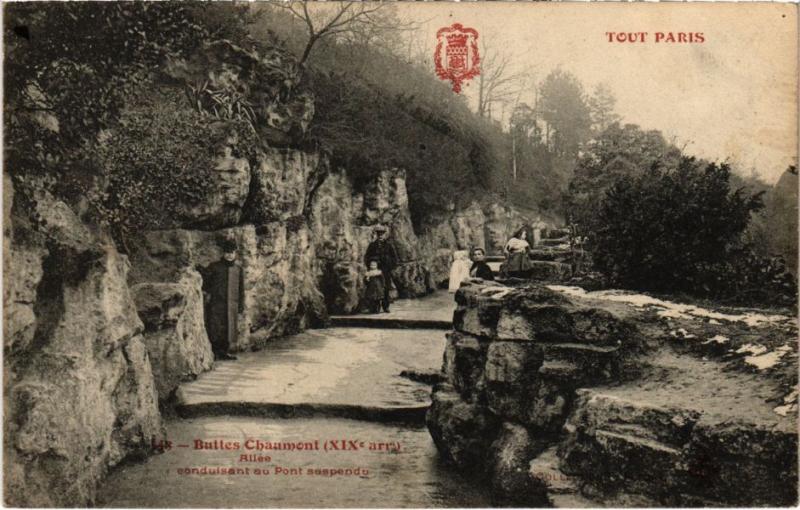 Carte postale ancienne Tout Paris - 513 - Buttes-Chaumont, 19e