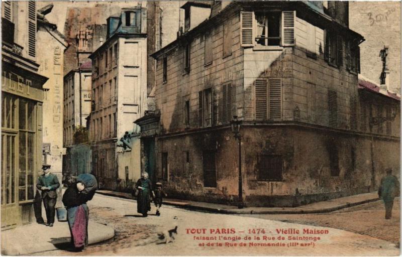 Carte postale ancienne Tout Paris - 1474 - Vieille Maison, 3e