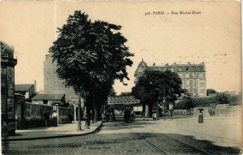 Carte postale ancienne Paris 12e Rue Michel-Bizot. P. Marmuse à Paris 12e