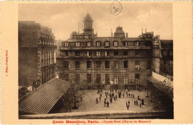 Carte postale ancienne Paris 4e - Ecole Massillon à Paris 4e