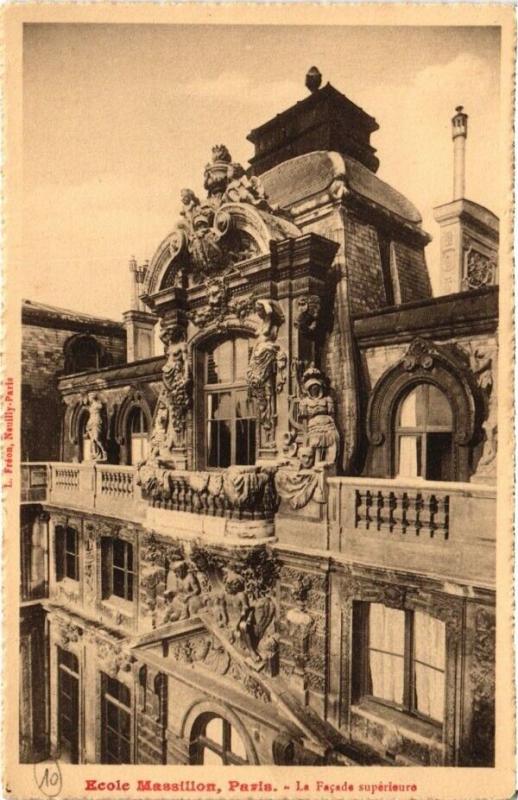 Carte postale ancienne Paris 4e - Ecole Massillon à Paris 4e