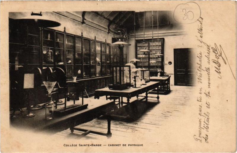 Carte postale ancienne Paris 5e - Collége Saint-Barbe à Paris 5e