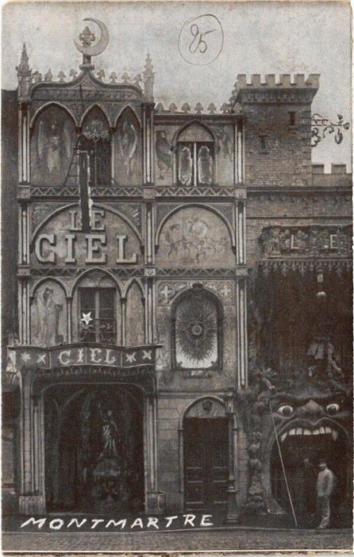 Carte postale ancienne Montmartre - Le Ciel à Paris 18e