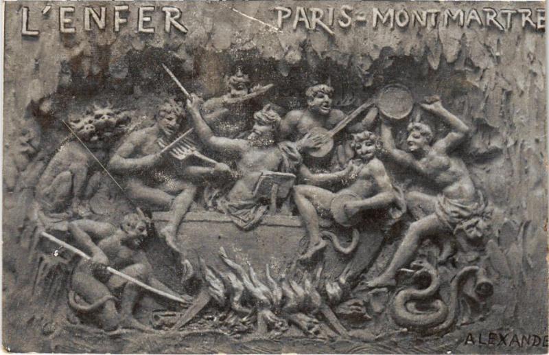 Carte postale ancienne L'Enfer à Paris 9e